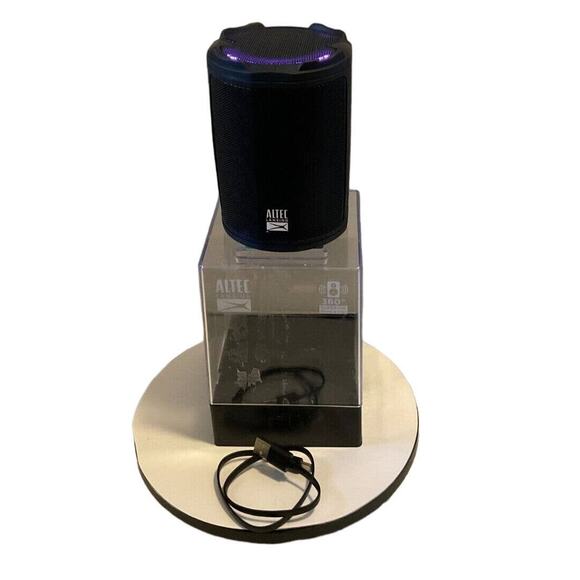 Altec Lansing IMW1100-BLK HydraMotion Bluetooth Speaker 360° LED IP67 Black - Picture 1 of 8